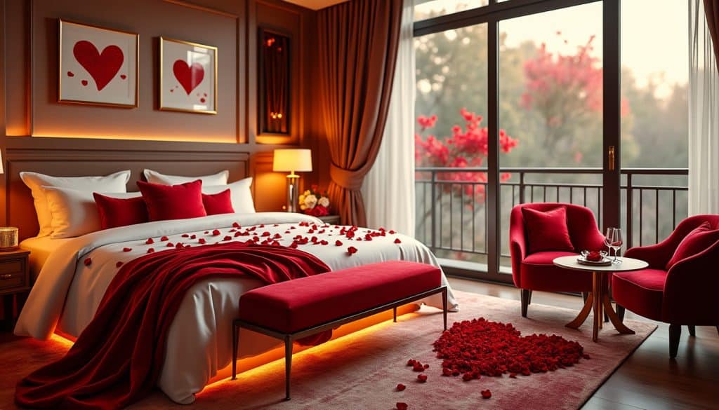 Hôtel avec chambre à thème romantique : formule et budget