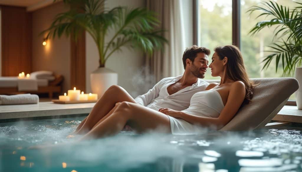 Spa en couple : ce que les établissements proposent