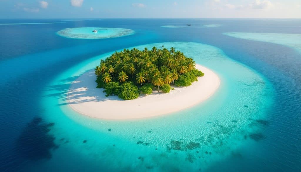 Où se trouvent les îles les plus calmes des Maldives, loin de Malé